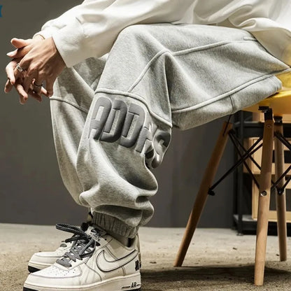 Men's Summer New Loose Long Pants Straight-leg  Leisure Resort Trousers Men Fashion Lightweight Breathable Straight Leg Pan
