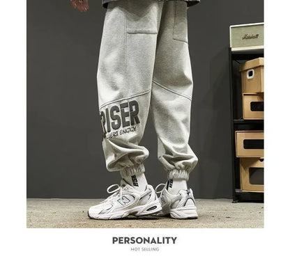 Men's Summer New Loose Long Pants Straight-leg  Leisure Resort Trousers Men Fashion Lightweight Breathable Straight Leg Pan