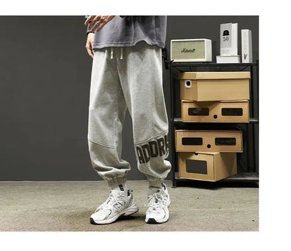 Men's Summer New Loose Long Pants Straight-leg  Leisure Resort Trousers Men Fashion Lightweight Breathable Straight Leg Pan
