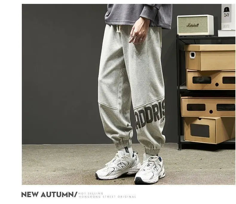 Men's Summer New Loose Long Pants Straight-leg  Leisure Resort Trousers Men Fashion Lightweight Breathable Straight Leg Pan