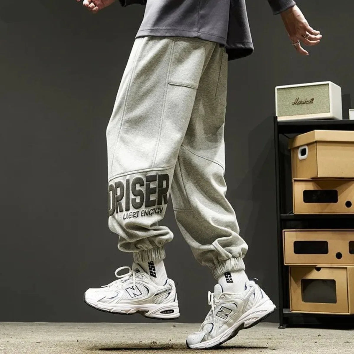 Men's Summer New Loose Long Pants Straight-leg  Leisure Resort Trousers Men Fashion Lightweight Breathable Straight Leg Pan