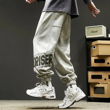 Men's Summer New Loose Long Pants Straight-leg  Leisure Resort Trousers Men Fashion Lightweight Breathable Straight Leg Pan