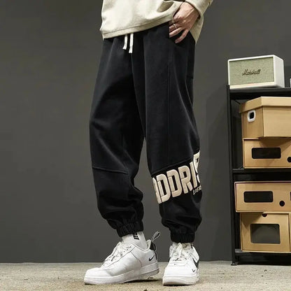 Men's Summer New Loose Long Pants Straight-leg  Leisure Resort Trousers Men Fashion Lightweight Breathable Straight Leg Pan