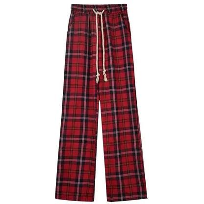 Long Pants for Women Straight Leg High Waist Woman Trousers Elastic New In 90s All Medium Aesthetic One Size Comfortable Stretch