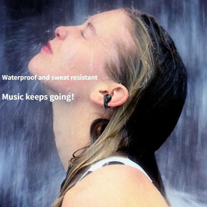 New Bluetooth Wireless Ear Clip-On Headphones 5.3 HD Noise Cancelling Sports Gaming Headsets for Music And Calls