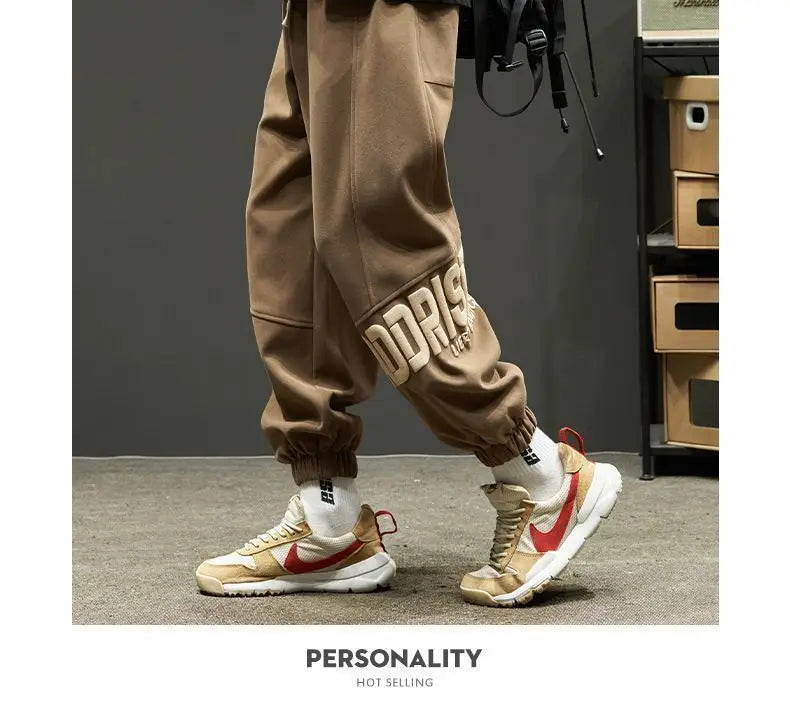 Men's Summer New Loose Long Pants Straight-leg  Leisure Resort Trousers Men Fashion Lightweight Breathable Straight Leg Pan