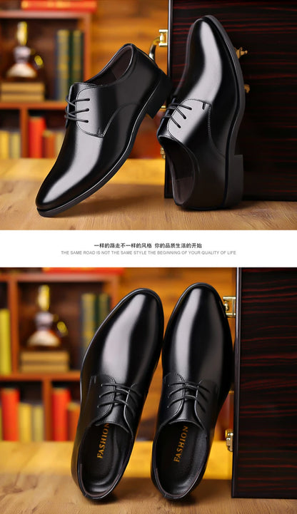 Men's new business leather Shoes Soft soled Work footwear Outdoor non slip formal shoes Fashion casual male shoes Zapatos Homme